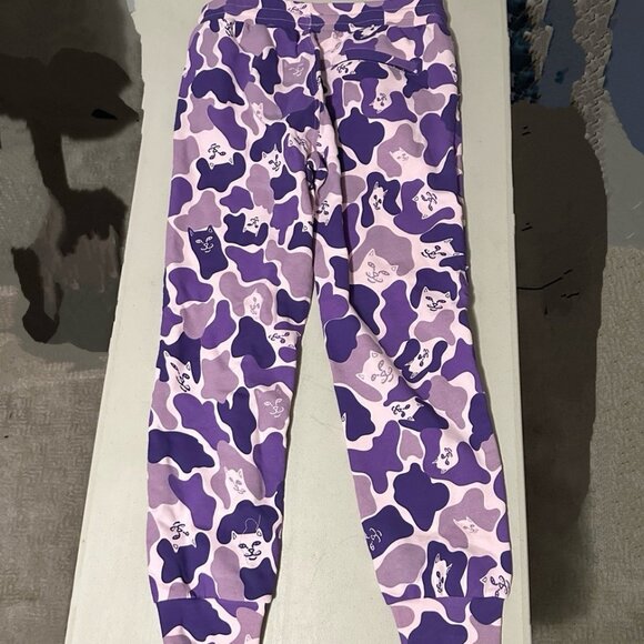 Ripndip invisible camo purple sweatpants large - Picture 1 of 3